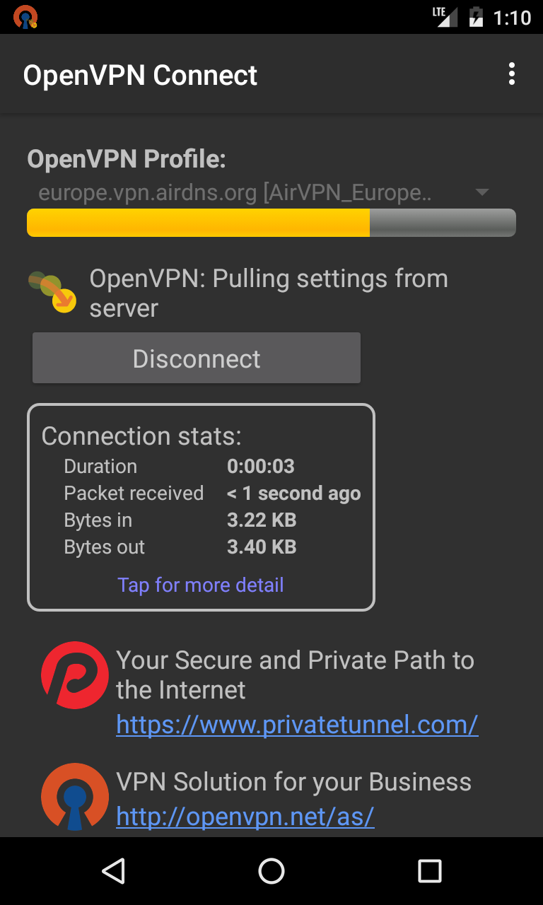 airvpn cannot connect any ports